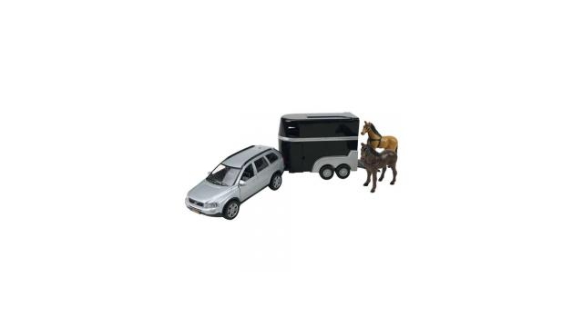 Kids Globe Traffic Volvo XC90 + Paardentrailer