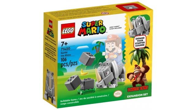 Lego Super Mario 71420 Uitbreidingsset Rambi de Neushoorn