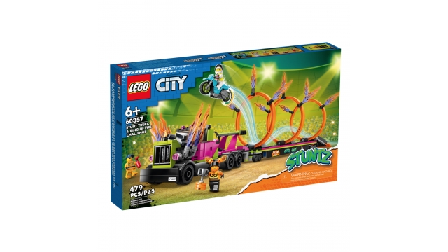 Lego City Stuntz 60357 Stunttruck en Ring of Fire Uitdaging