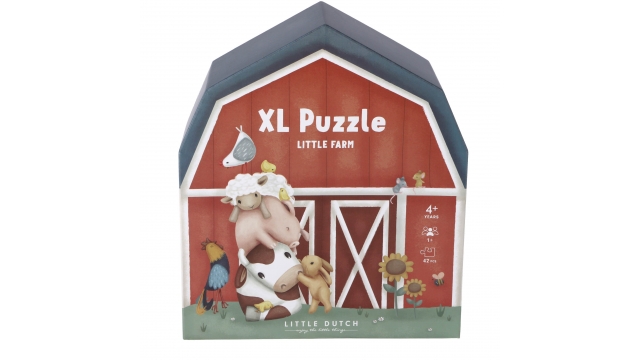 Little Dutch Farm Vloerpuzzel 42 Stukjes