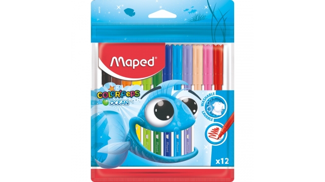 Maped ColorPeps Ocean Viltstiften 12 Stuks