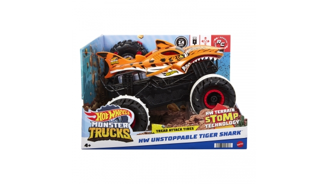 Hot Wheels Monster Trucks RC Unstoppable Tiger Shark