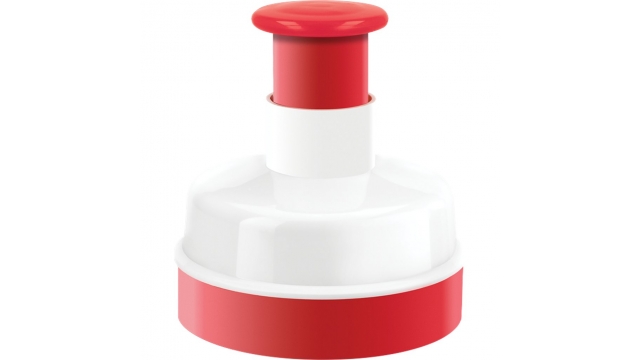 Metaltex Kitchen Helpers Hamburgerpers 11 cm Rood/Wit