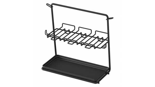 Metaltex Sieradenrek 26x14x23 cm Mat Zwart/Metaal