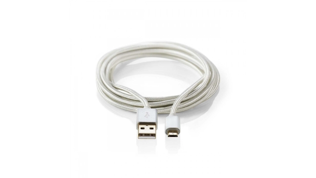 Nedis CCTB60500AL20 Kabel Usb 2.0 A Male - Micro-b Male 2,0 M Aluminium