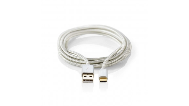 Nedis CCTB60600AL20 Kabel Usb 2.0 Type-c Male - A Male 2,0 M Aluminium