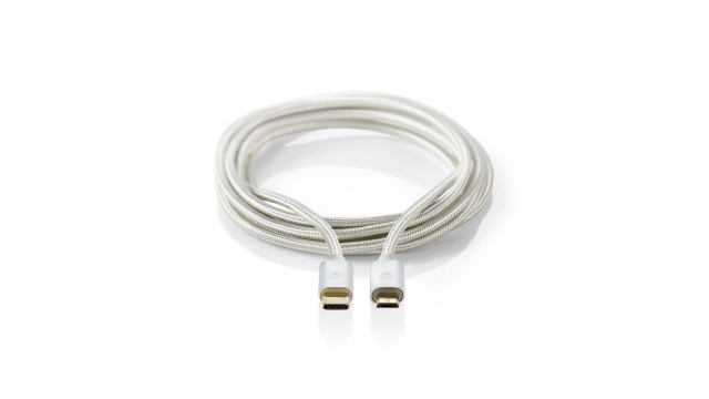 Nedis CCTB60650AL20 Kabel Usb 2.0 Type-c Male - Micro-b Male 2,0 M Aluminium