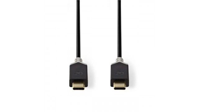 Nedis CCBW64750AT10 Usb 3.1-kabel (gen2) Type-c Male - Type-c Male 1,0 M Antraciet