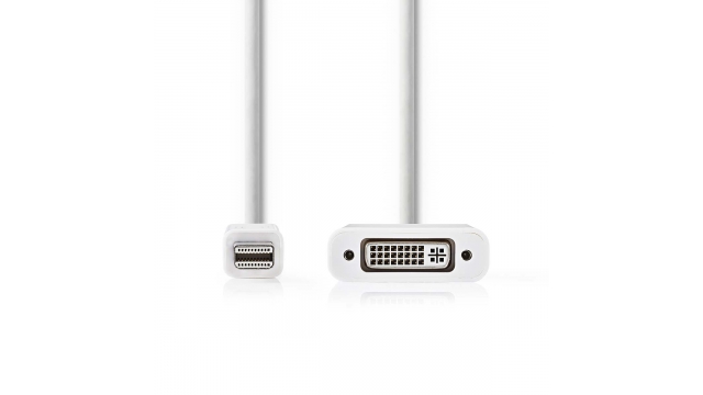 Nedis CCGP37750WT02 Mini-displayport - Dvi-kabel Mini-displayport Male - Dvi-d 24+1-pins Female 0,2 M Wit