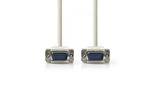 Nedis CCGP59001IV20 Vga-kabel Vga Male - Vga Male 2,0 M Ivoor