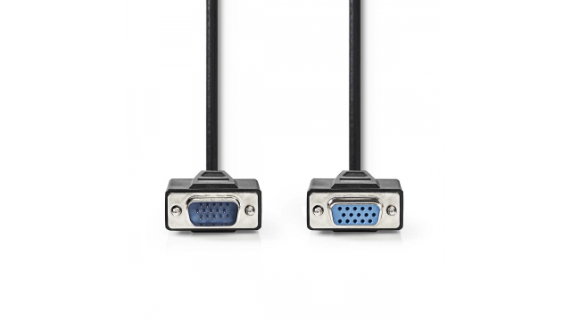 Nedis CCGP59100BK20 Vga-kabel Vga Male - Vga Female 2,0 M Zwart