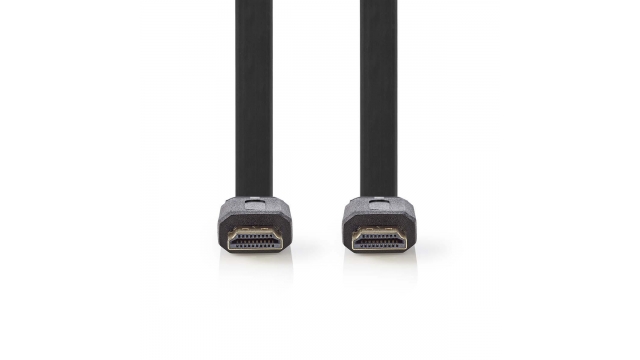 Nedis CVGP34100BK20 Platte High Speed Hdmi™-kabel Met Ethernet Hdmi™-connector - Hdmi™-connector 2,0 M Zwart