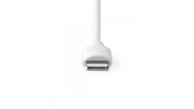 Nedis CCHAL240ABK Auto-oplader 2,4 A Vaste Kabel Appel Lightning Zwart