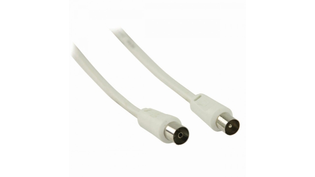 Nedis CSGB40000WT20 Coaxkabel 90 Db Iec (coax) Male - Iec (coax) Female 2,0 M Wit