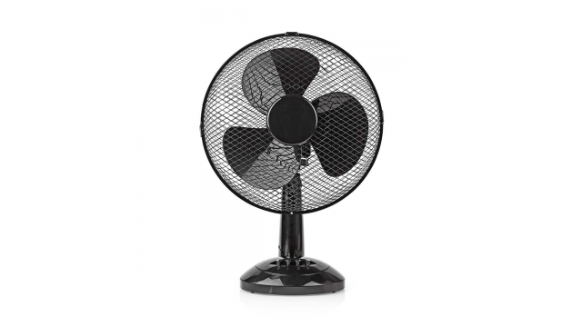 Nedis FNTB10CBK30 Tafelventilator Diameter 30 Cm 3 Snelheden Oscillatiefunctie Zwart