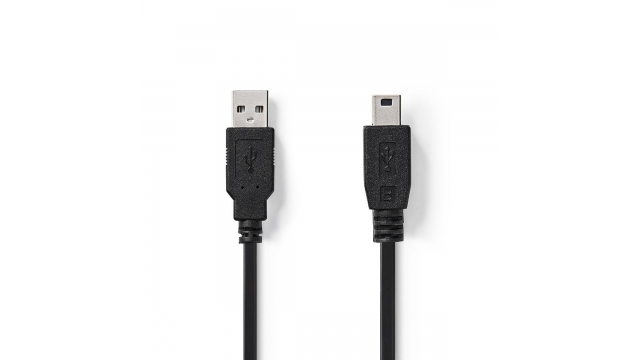 Nedis CCGT60300BK10 Kabel Usb 2.0 A Male - Mini 5-pins Male 1,0 M Zwart