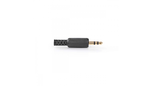 Nedis CAVC22900BKG Jack-stereoconnector 3,5 Mm Male Verguld 25 Stuks Zwart