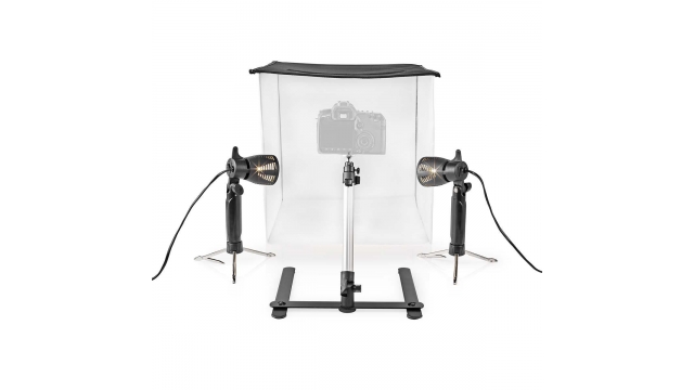 Nedis SKT010WT Led Fotostudioset 40 X 40 Cm 6500 K Opvouwbaar