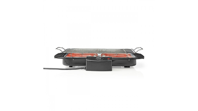 Nedis BBQE110BK Elektrische Barbecue Rechthoekig 38 X 22 Cm 2000 W