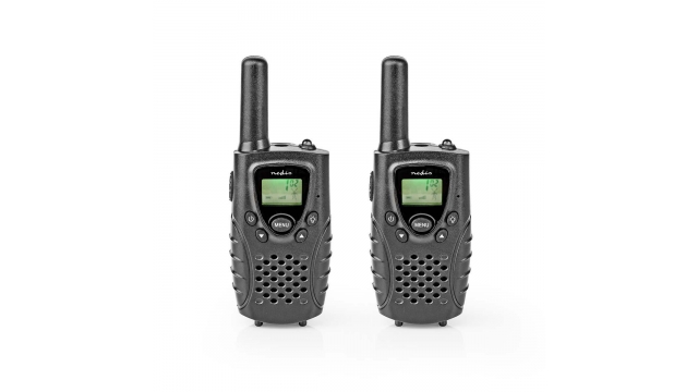 Nedis WLTK0800BK Walkie-talkie Bereik 8 Km 8 Kanalen Vox 2 Stuks Zwart