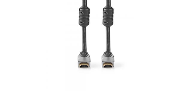Nedis CVGC34000AT100 High Speed Hdmi™-cable Ethernet Hdmi™-connector - Hdmi™-connector 10.0 M Anthracite
