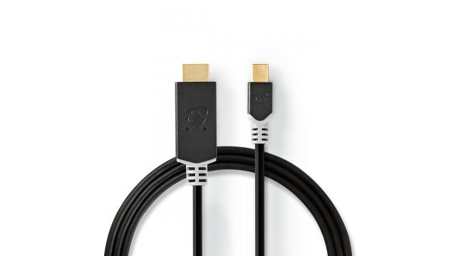 Nedis CCBW37604AT20 Mini-displayport - Hdmi™-kabel 1.4 Mini-displayport Male - Hdmi™ Male 2,0 M Antraciet