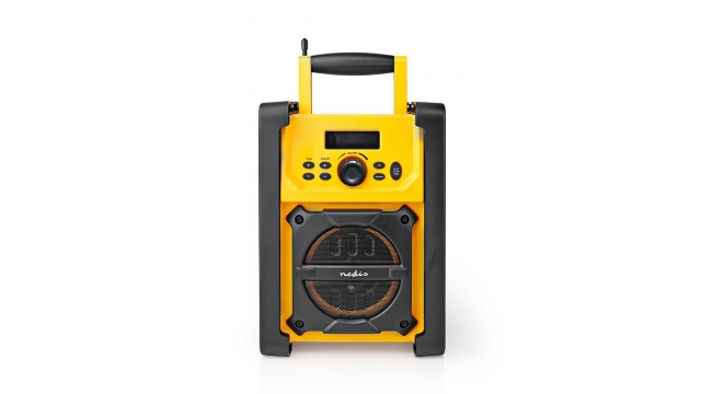 Nedis RDFM3100YW Fm-bouwradio 15 W Bluetooth® Ipx5 Handvat Geel / Zwart