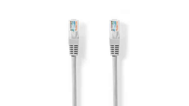 Nedis CCGT85100GY100 Netwerkkabel Cat5e Utp Rj45 Male Rj45 Male 10,0 M Grijs