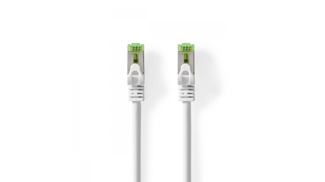 Nedis CCGB85420WT05 Cat7-kabel Pimf Rj45 Male Rj45 Male 0.50 M Rond Lszh Wit Doos