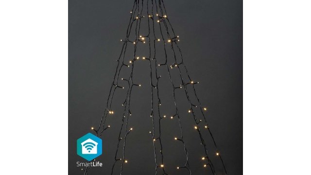 Nedis WIFILXT01W200 Smartlife Decoratieve Led Boom Wi-fi Warm Wit 200 Led's 10 X 2 M Android™ / Ios