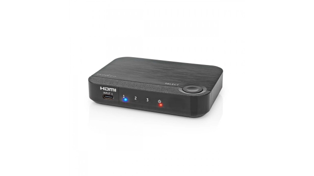 Nedis VCON6420AT Hdmi™-converter 1x Usb-c™ / 2x Hdmi™ Input 1x Hdmi™ Output 1-weg 4k@60hz 18 Gbps Abs Antraciet