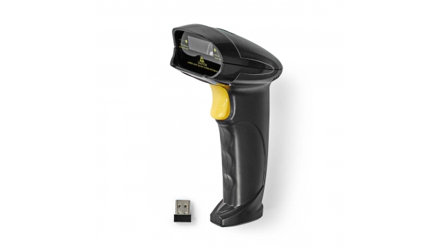 Nedis BSCNW1D100BK Barcodescanner Laser Draadloos 1d Lineair Batterij Gevoed / Usb Gevoed Usb-dongle