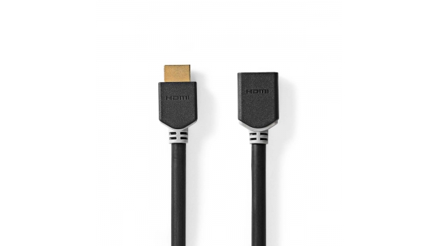 Nedis CVBW35090AT20 High Speed ​​hdmi™-kabel Met Ethernet Hdmi™ Connector Hdmi™ Female 8k@60hz Earc 48 Gbps 2.00 M Rond Pvc Antraciet Doos