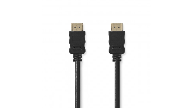 Nedis CVGL34002BK20 High Speed ​​hdmi™-kabel Met Ethernet Hdmi™ Connector Hdmi™ Connector 4k@30hz Arc 10.2 Gbps 2.00 M Rond Pvc Zwart Label