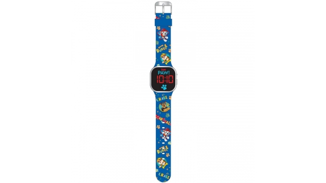 Paw Patrol LED Horloge Blauw