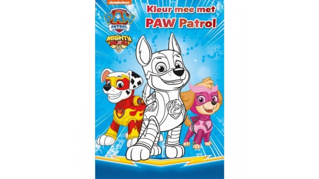 Paw Patrol Mighty Pups Kleurboek