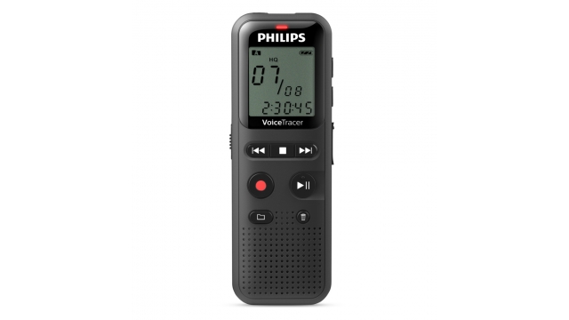 Philips DVT1160 VoiceTracer Audiorecorder Zwart