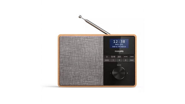 Philips TAR5505/10 DAB+/FM Radio Grijs/Hout