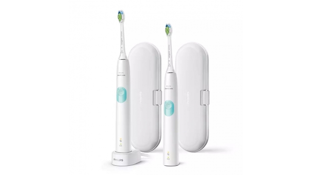 Philips HX6807/35 Sonicare ProtectiveClean 4300 Elektrische Tandenborstel 2 Stuks Wit