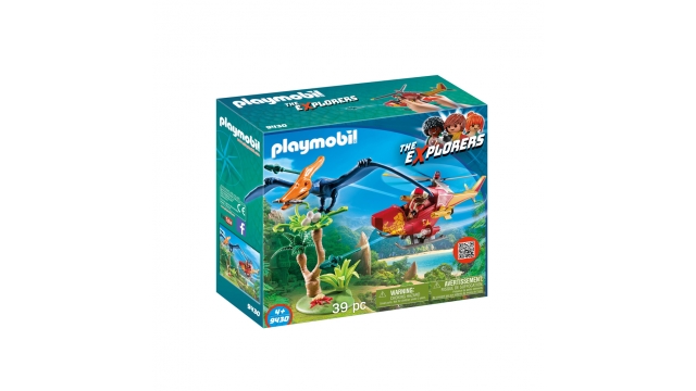 Playmobil 9430 The Explorers Helikopter met Pteranodon