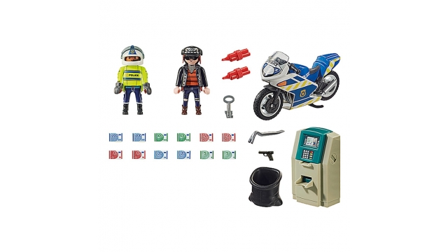 Playmobil 70572 City Action Politiemotor Achtervolging van de Geldrover