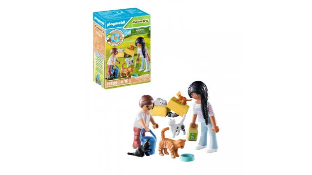 Playmobil 71309 Country Kattenfamilie