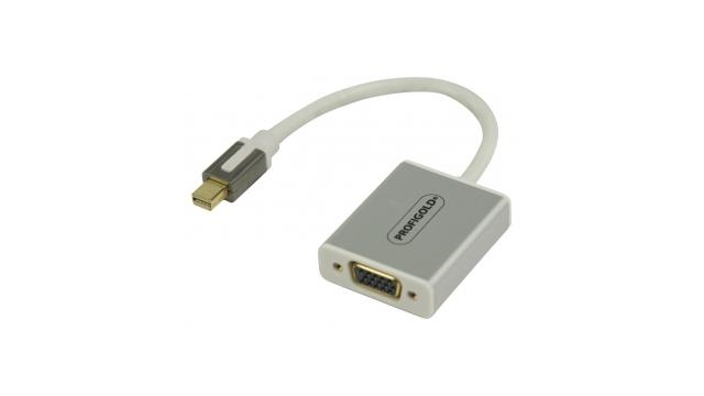 Profigold Prom201 Mini Displayport-adapter Mini Displayport Male - Vga Female 0,20 M Wit