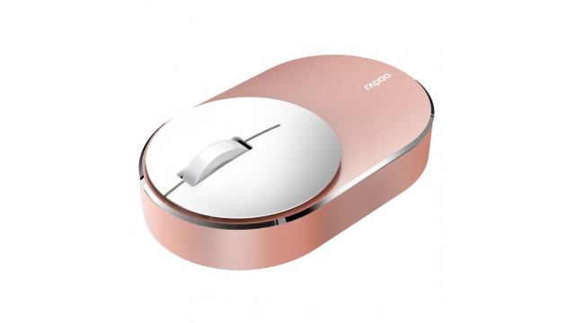 Rapoo M600 Mini Silent Multimodus Draadloze Optische Muis Rose Gold