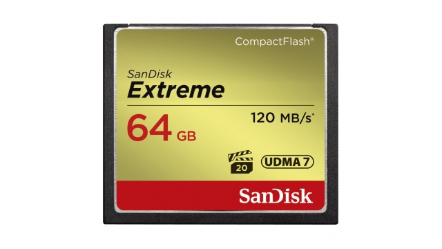 Sandisk CF Extreme 64GB 120MB/s Read 85MB/s Write