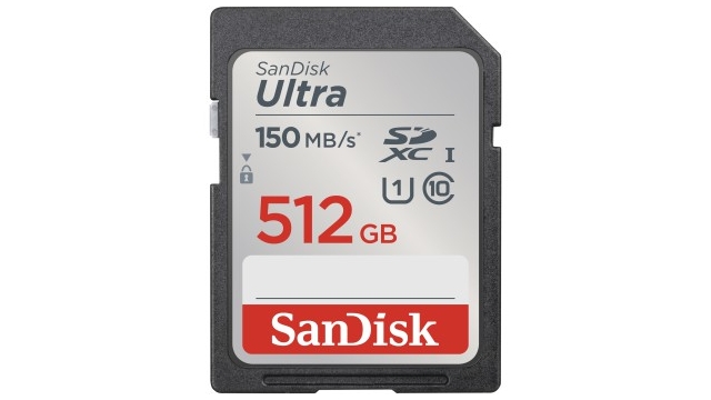 Sandisk SDXC Ultra 512GB 150mb/s C10 UHS-I