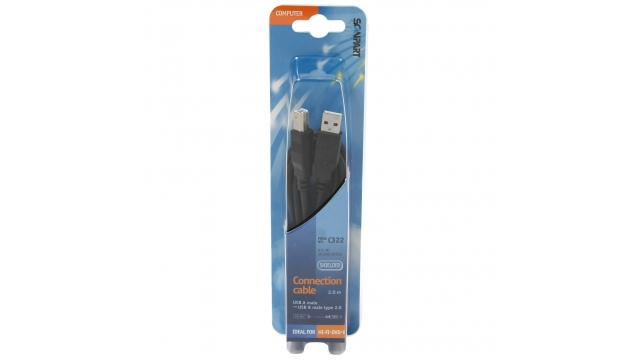 Scanpart Usb Kabel A(m)-b(m) Type2.0 2.0m