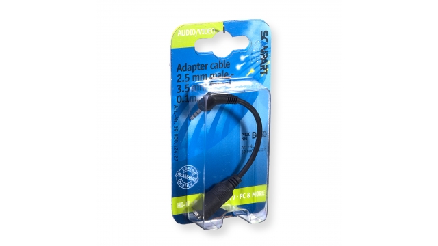 Scanpart Verloopkabel 2.5s(m)-3.5s(f) 0.1m