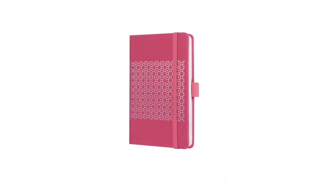 Sigel SI-JN206 Notitieboek Jolie Impress A6 Hardcover Gelinieerd 'Peacock Pink'