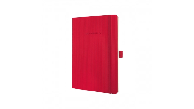 Sigel SI-CO325 Notitieboek Conceptum Pure Softcover A5 Rood Gelinieerd